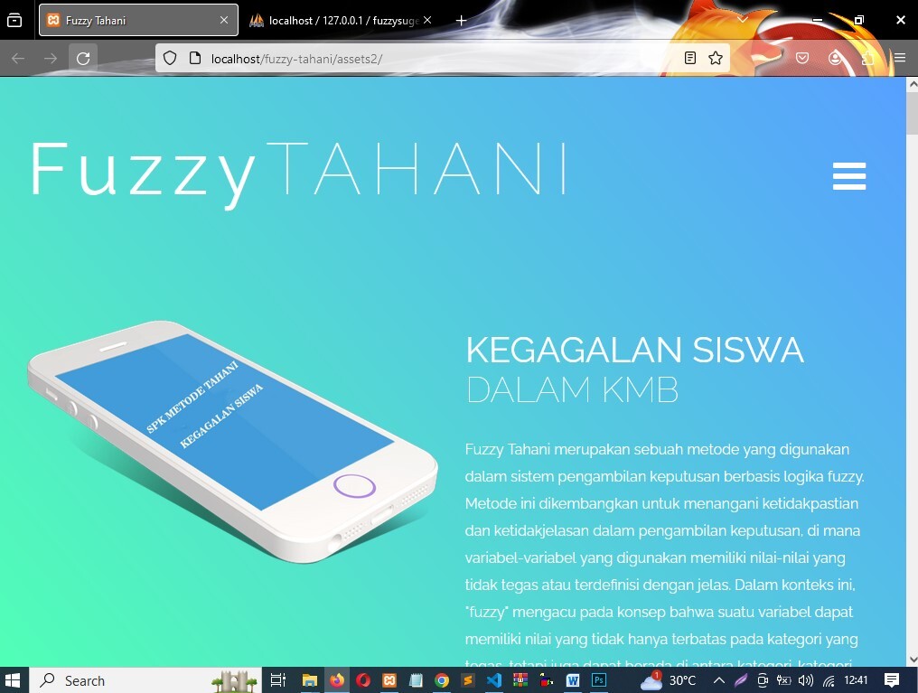 Download Source Code Fuzzy Tahani Php dan Mysql